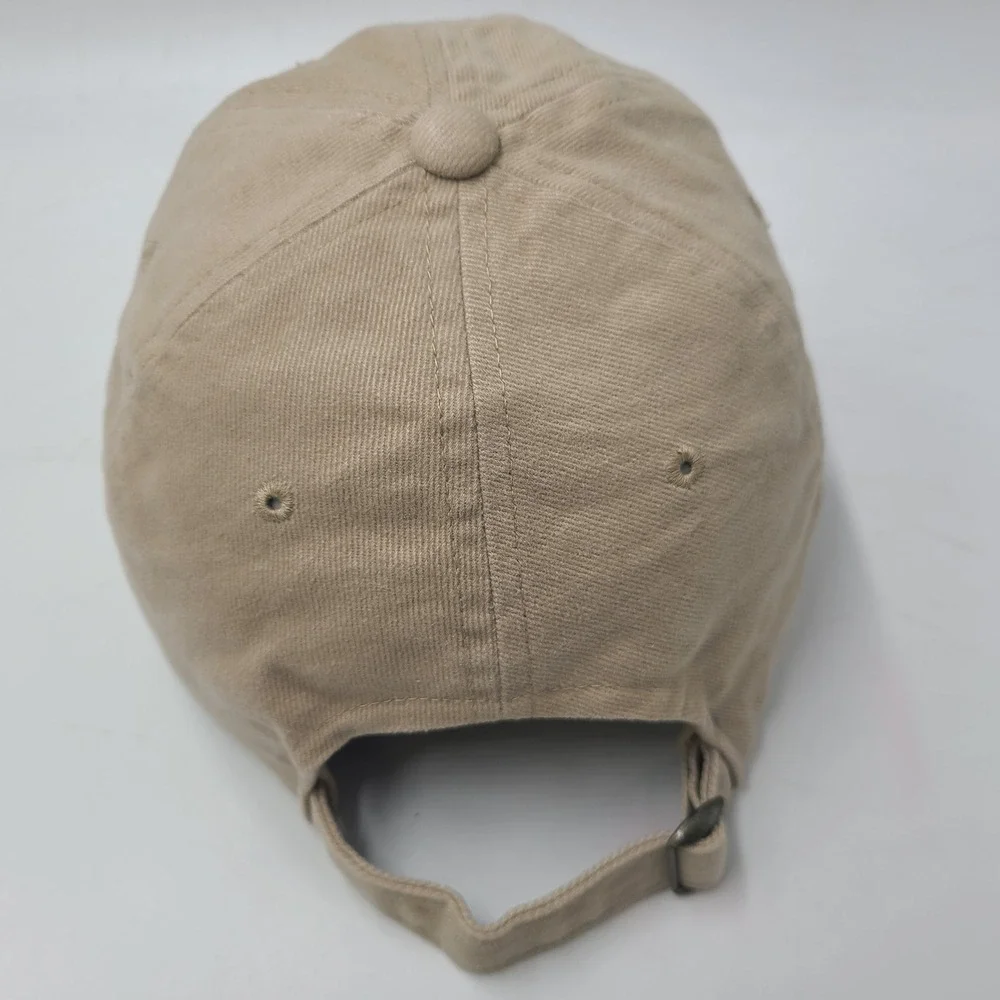 Vintage Jerome Arizona Hat Strapback Beige State Flag Logo Casual Travel Dad Men